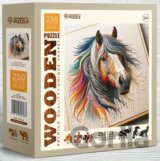 Dřevěné puzzle Jemný kůň (250 dílků)