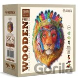Dřevěné puzzle Mystický lev 505 dílků