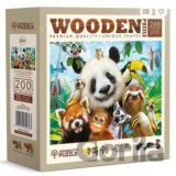 Dřevěné puzzle Vítejte v džungli (200 dílků)