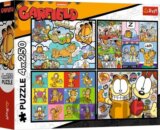 Puzzle Garfield nemá rád pondělí 4x250 dílků