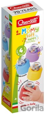Momy Soft Happy Sound - mäkké kocky so zvukom - 4 ks