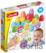 Momy Soft Happy Sound - mäkké kocky + 2 zvukové kocky - 18 ks