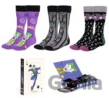 Set 3 párov panských ponožiek DC Comics|Batman: Joker (veľkosť EU 38-45)