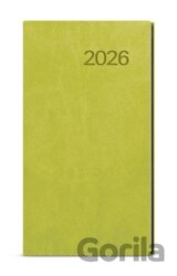 Týdenní diář 2026 Jakub Vivella kapesní zelená