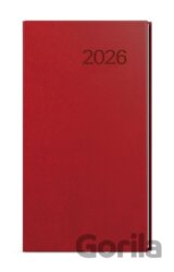 Týdenní diář 2026 Jakub Vivella kapesní bordó