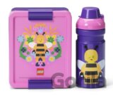 LEGO Bee desiatový set (fľaša a box) - fialová