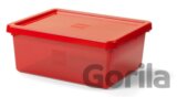 LEGO úložný box s organizérom - červená