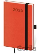 Kapesní diář 2026 Print Pop oranžový