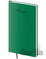 Kapesní diář 2026 Soft zelený
