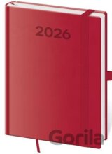 Týdenní diář 2026 B6 Print Pop malinový