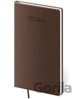 Kapesní diář 2026 Soft hnědý