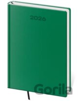 Týdenní diář 2026 A5 Soft zelený