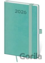 Kapesní diář 2026 Print Pop světle zelený