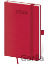 Kapesní diář 2026 Print Pop malinový