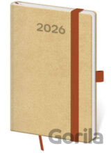 Kapesní diář 2026 Print Pop cappuccino