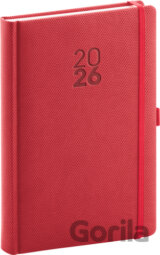 NOTIQUE Denný diár Diamante 2026 (červený)