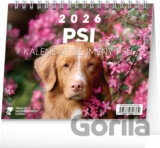 NOTIQUE Stolní kalendář Psi 2026