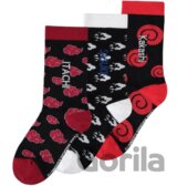 Set 3 párov panských ponožiek Naruto: Skupina (EU 39-42)