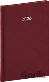 NOTIQUE Týždenný diár Balakon 2026 (bordový)