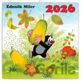 NOTIQUE Nástenný poznámkový kalendár Krtko 2026