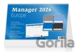 Plánovací kalendář Manager Europe - stolní kalendář