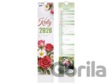 Nástěnný kalendář Květy 2026