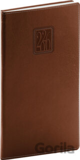 NOTIQUE Vreckový diár Panama 2026 (hnedý)