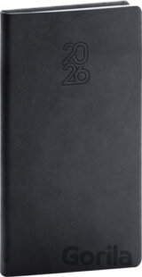 NOTIQUE Vreckový diár Aprint 2026 (čierny)
