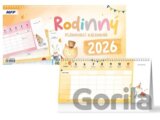 Stolní Rodinný plánovací kalendář 2026