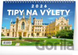 NOTIQUE Stolní kalendář Tipy na výlety 2026
