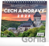 NOTIQUE Stolní kalendář Nejkrásnější místa Čech a Moravy 2026