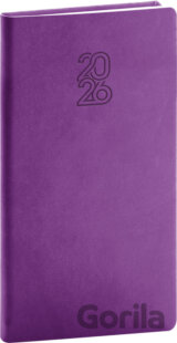 NOTIQUE Vreckový diár Aprint 2026 (fialový)