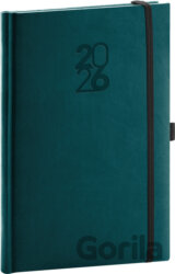 NOTIQUE Týždenný diár Aprint Top 2026 (petrolejový)