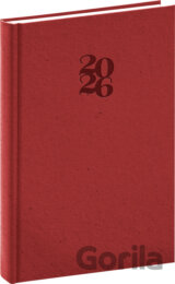 NOTIQUE Denný diár Essenza 2026 (čerešňa)