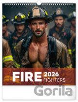 NOTIQUE Nástenný kalendár Dreamy Firefighters 2026