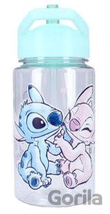 Plastová fľaša na pitie Disney - Lilo & Stitch: Stitch a Angel