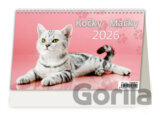 Kočky 2026 - stolní kalendář
