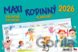 Maxi rodinný plánovací 2026 - stolní kalendář