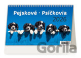 Pejskové 2026 - stolní kalendář