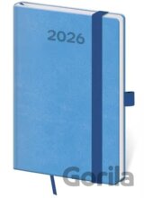 Kapesní diář 2026 Print Pop světle modrý