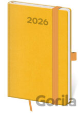 Kapesní diář 2026 Print Pop žlutý