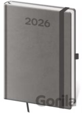 Týdenní diář 2026 B6 Print Pop šedý