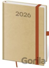 Týdenní diář 2026 B6 Print Pop cappuccino