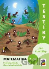 Testíky pro čtvrťáky – matematika, 2. díl (barevný pracovní sešit)