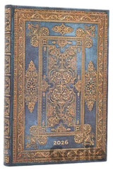 Paperblanks - týždenný diár Blue Luxe 2026