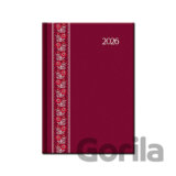 Denný diár FOLK 2026 (červený)