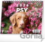 NOTIQUE Stolový kalendár Psy 2026