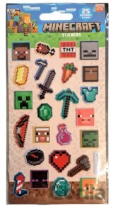 Znovu použiteľné penové samolepky Minecraft: Ikony z hry 1 arch