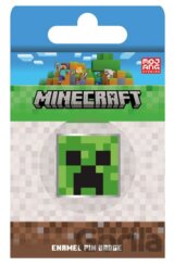 Kovový odznak Minecraft: Ikona Creepera