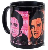 Keramický hrnček Elvis Presley: Panely popu